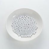 BD00096-01-silver-letter-white-opaque-coin-alphabet-beads-single-m-4×7mm